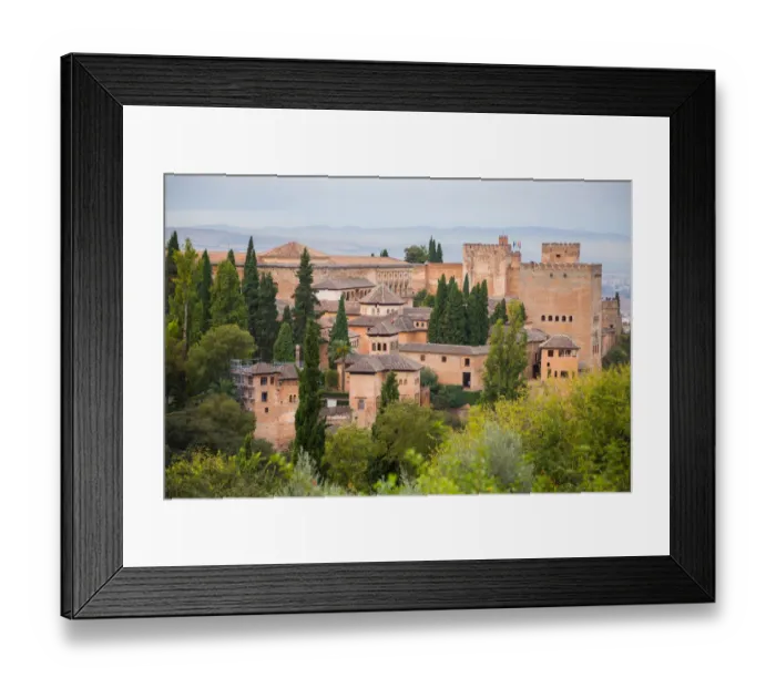 Framed Print : The Alhambra Palace in Granada, Spain Framed Print : The Alhambra Palace in Granada, Spain
