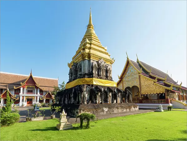 Ancian temple in Chiang Mai, Thailand