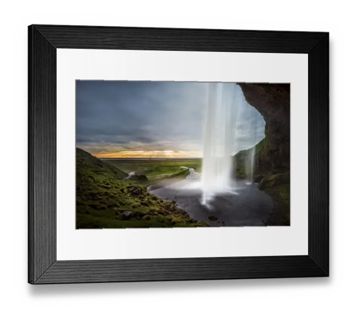 Framed Print : Seljalandsfoss Sunset Framed Print : Seljalandsfoss Sunset