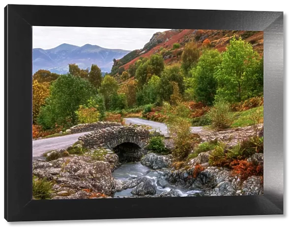 Autumn Colours, Ashness Bridge, Keswick, Lake District, Cumbria, England