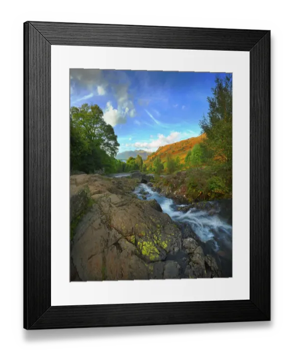 Framed Print : Ashness Bridge Derwentwater Lake District England Framed Print : Ashness Bridge Derwentwater Lake District England