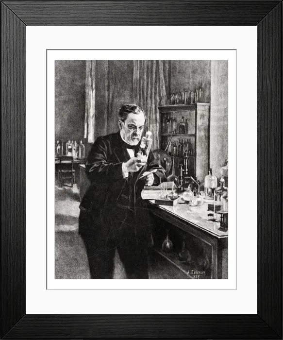 Framed Print : Antique illustration of Portrait de Pasteur by Edelfelt Framed Print : Antique illustration of Portrait de Pasteur by Edelfelt