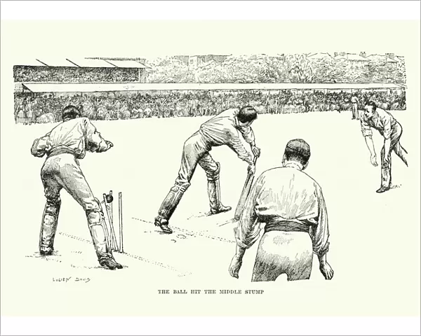 Victorian Cricket Match, 19th Century