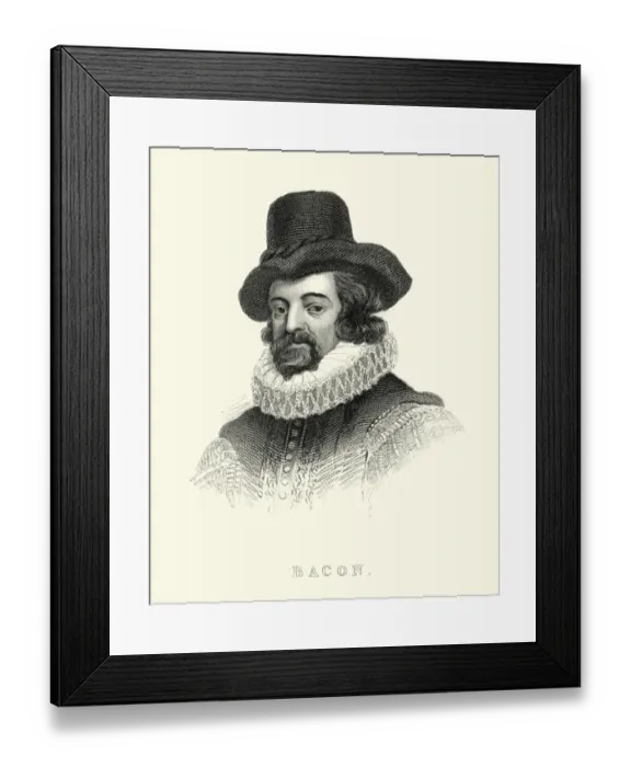 Framed Print : Portrait of Francis Bacon Framed Print : Portrait of Francis Bacon