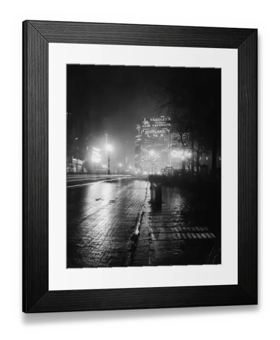 Framed Print : An Evening In Leicester Square Framed Print : An Evening In Leicester Square