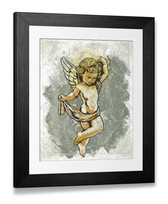 Framed Print : Angel Background Framed Print : Angel Background