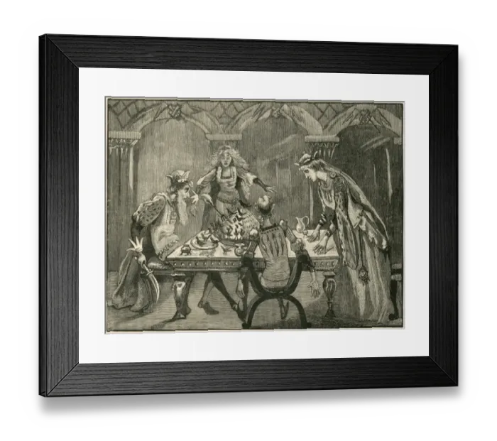 Framed Print : Sing a Song of Sixpence - nursery rhyme Framed Print : Sing a Song of Sixpence - nursery rhyme