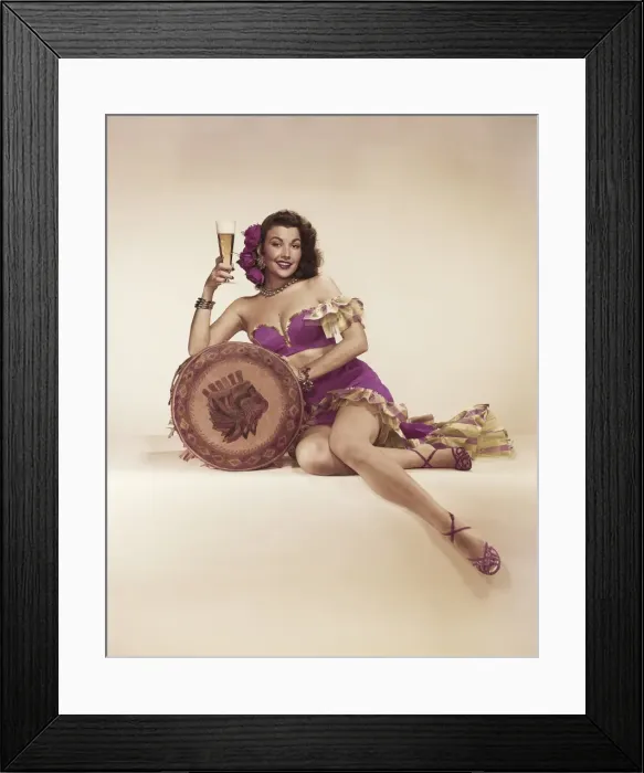 Framed Print : 1953, One Person, Adults Only, Young Adult, One Woman Only, One Young Woman Only