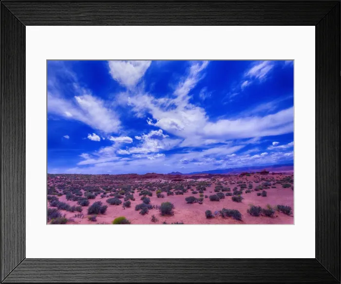Framed Print : Desert Sky Framed Print : Desert Sky