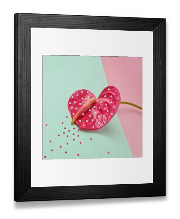 Framed Print : Pink Anthurium Framed Print : Pink Anthurium