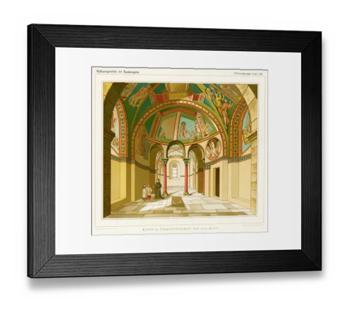 Framed Print : Fresco Wall Paintings Framed Print : Fresco Wall Paintings