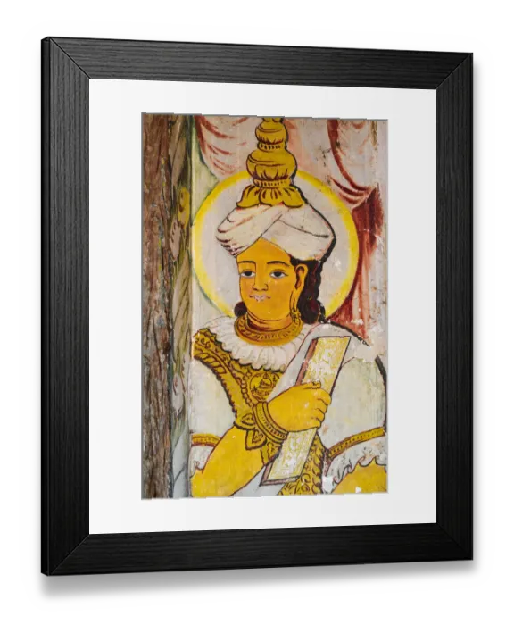 Framed Print : The impressive wall mural Ancient painting Framed Print : The impressive wall mural Ancient painting