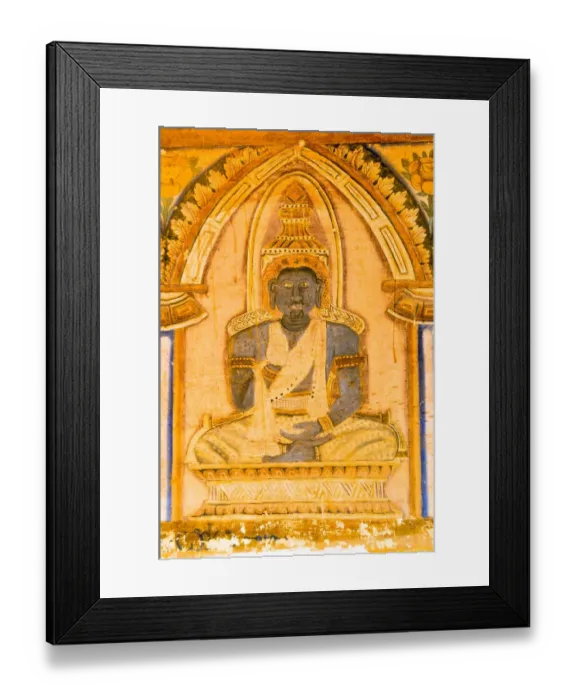 Framed Print : Ancient painting (18th century) at Vijayasundara Vilhara, Dambadeniya temple Framed Print : Ancient painting (18th century) at Vijayasundara Vilhara, Dambadeniya temple