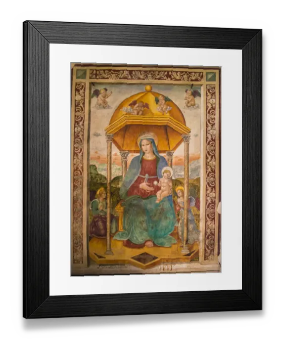 Framed Print : Fresco, Ferentillo Umbria Framed Print : Fresco, Ferentillo Umbria