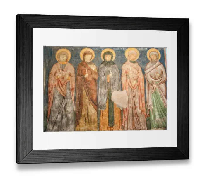 Framed Print : Arbore monastery - fresco Framed Print : Arbore monastery - fresco