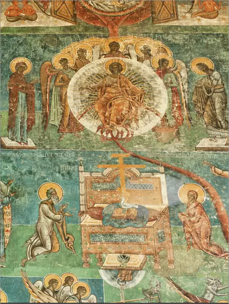 Voronet monastery - fresco