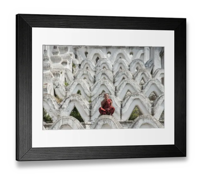 Framed Print : Hsinbyume white pagoda another name is myanmar taj mahal, mingun, sagaing region, myanmar Framed Print : Hsinbyume white pagoda another name is myanmar taj mahal, mingun, sagaing region, myanmar