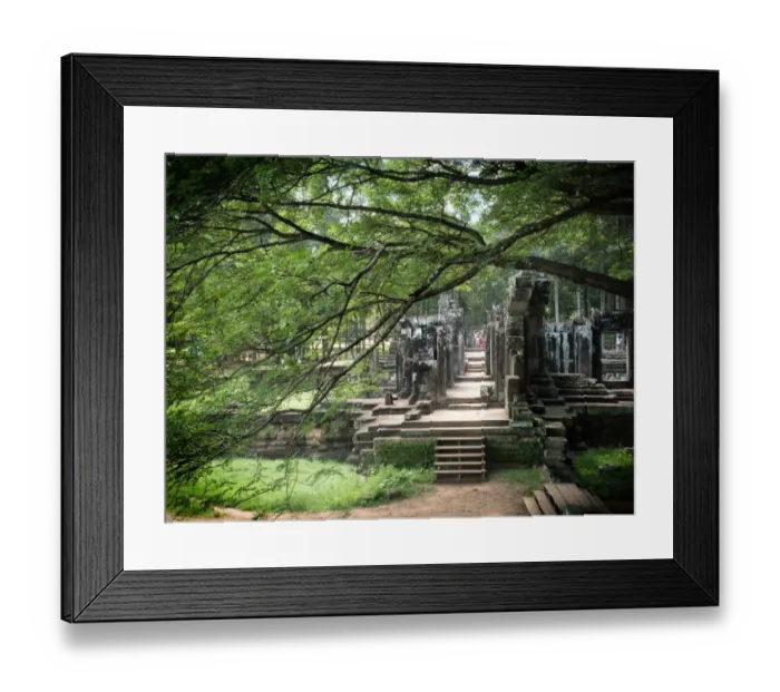 Framed Print : Phimeanakas Temple at Angkor Thom in Siem Reap Province, Siem Reap City. Cambodia