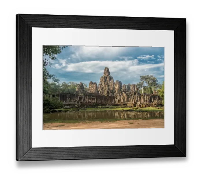 Framed Print : Bayon temple, also known as the Temple of a Thousand Faces. Bayon temple. the ancient stone temple. Bayon is one of the UNESCO world heritage at Angkor in siem reap, Cambodia Framed Print : Bayon temple, also known as the Temple of a Thousand Faces. Bayon temple. the ancient stone temple. Bayon is one of the UNESCO world heritage at Angkor in siem reap, Cambodia