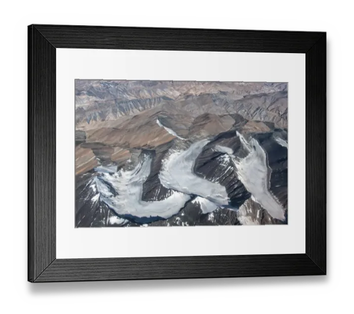 Framed Print : Himalaya mountains under clouds. View from the airplane. India, Ladakh Framed Print : Himalaya mountains under clouds. View from the airplane. India, Ladakh