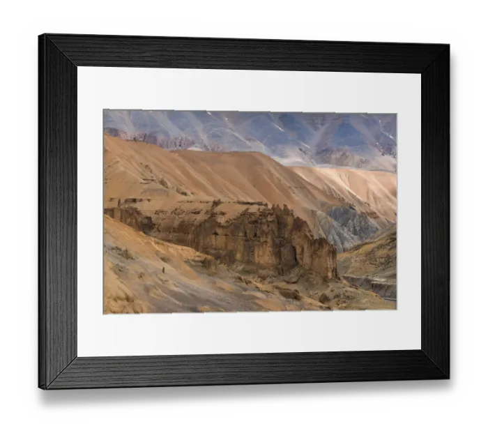 Framed Print : Scenic view of arid climate Sand stone mountain on the way to leh city, jammu and kashmir, india Framed Print : Scenic view of arid climate Sand stone mountain on the way to leh city, jammu and kashmir, india