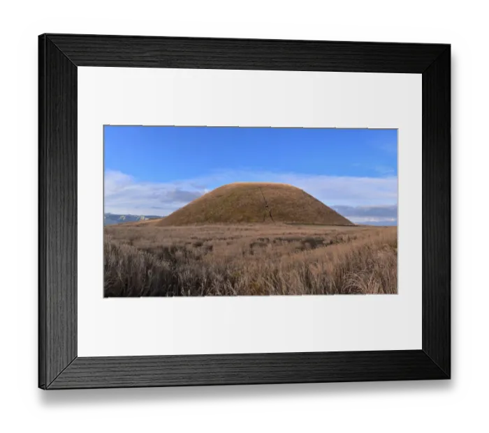 Framed Print : Komezuka volcano, aso - kumamoto prefecture, kyushu Framed Print : Komezuka volcano, aso - kumamoto prefecture, kyushu