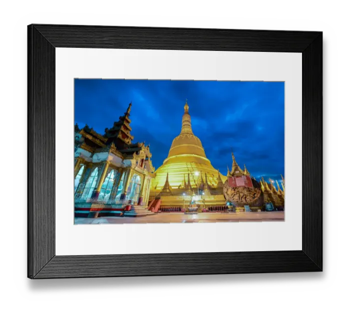 Framed Print : Shwemawdaw paya the most famous pagoda in bago, myanmar Framed Print : Shwemawdaw paya the most famous pagoda in bago, myanmar