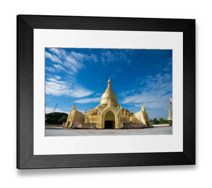 Framed Print : One of the famous pagoda in myanmar The Maha Wizaya Pagoda in Dagon Township, Yangon, Myanmar Framed Print : One of the famous pagoda in myanmar The Maha Wizaya Pagoda in Dagon Township, Yangon, Myanmar