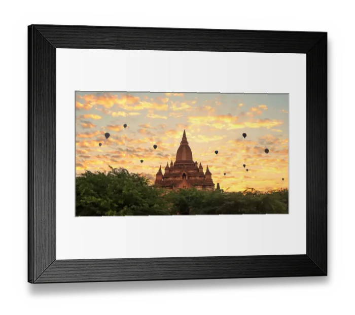 Framed Print : burma, temple, sunrise, heritage, culture, view, site, destination, beautiful, air Framed Print : burma, temple, sunrise, heritage, culture, view, site, destination, beautiful, air