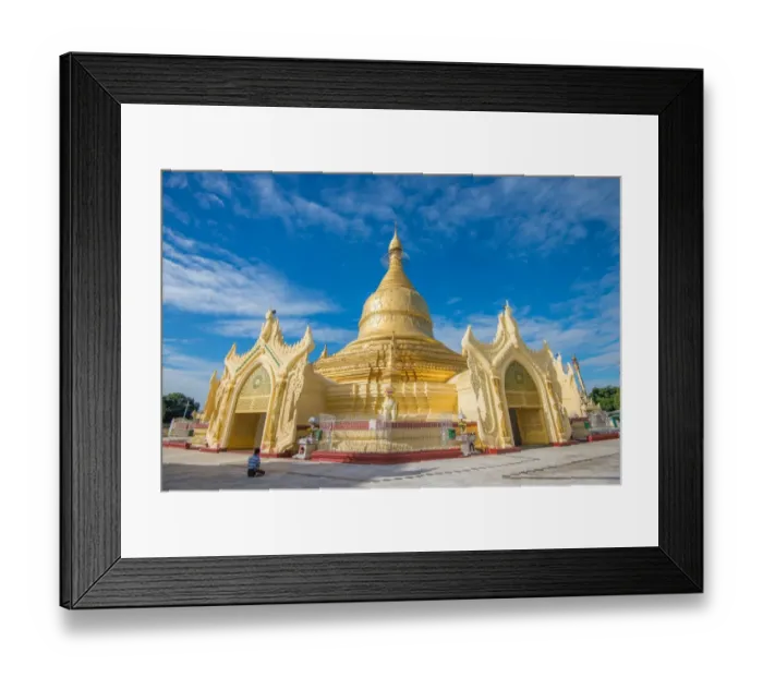 Framed Print : Maha Wizaya Pagoda, yangon, myanmar Framed Print : Maha Wizaya Pagoda, yangon, myanmar
