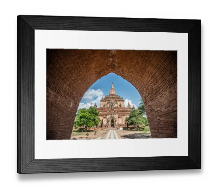 Framed Print : Sulamani Temple in bagan myanmar