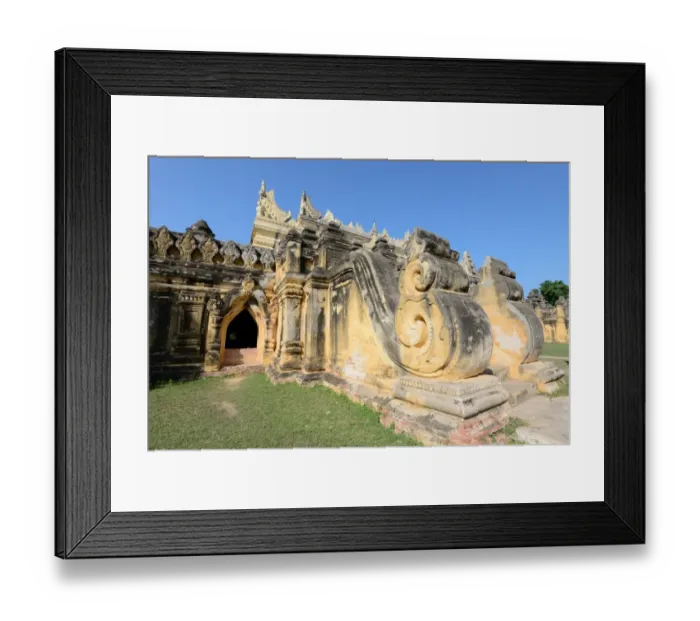 Framed Print : Maha Aungmye Bonzan Monastery, Inwa (Ava)