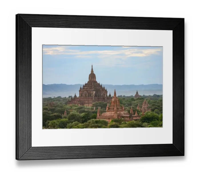 Framed Print : Old Bagan Temples Framed Print : Old Bagan Temples