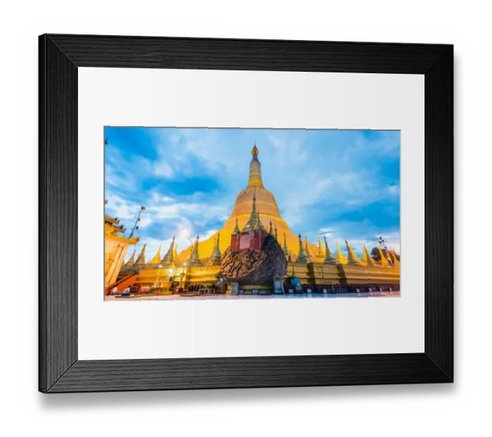 Framed Print : shwemadaw pagoda in myanmar Framed Print : shwemadaw pagoda in myanmar