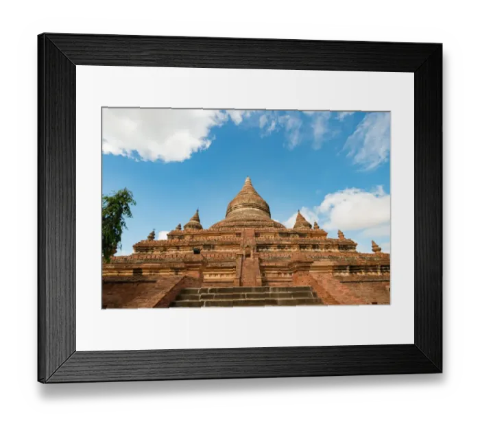 Framed Print : Mingala zedi pagoda bagan Framed Print : Mingala zedi pagoda bagan