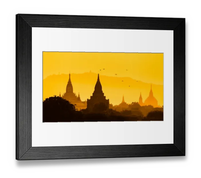 Framed Print : Pagoda field in bagan myanmar Framed Print : Pagoda field in bagan myanmar