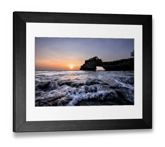 Framed Print : Tanah Lot temple