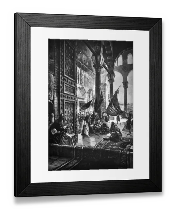 Framed Print : Arabian street scene - 1896 Framed Print : Arabian street scene - 1896