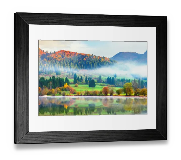 Framed Print : Lake Bohinj in Triglav National Park, Slovenia Framed Print : Lake Bohinj in Triglav National Park, Slovenia