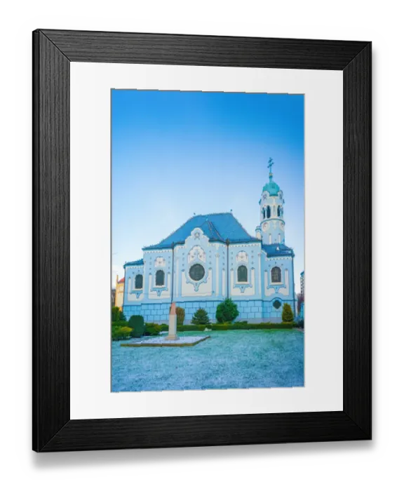 Framed Print : Blue Church in Bratislava, Slovakia Framed Print : Blue Church in Bratislava, Slovakia