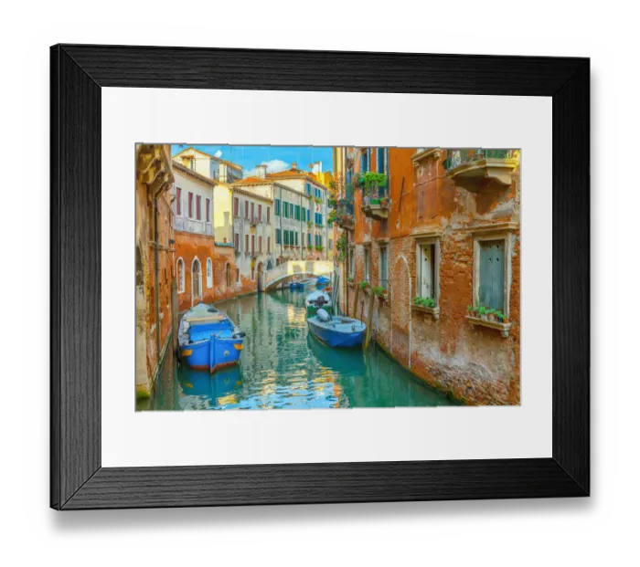 Framed Print : Canal in Venice