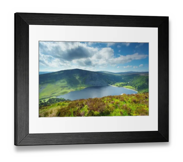 Framed Print : Lough Tay (Guinnes lake) in County Wicklow, Republic of Ireland Framed Print : Lough Tay (Guinnes lake) in County Wicklow, Republic of Ireland