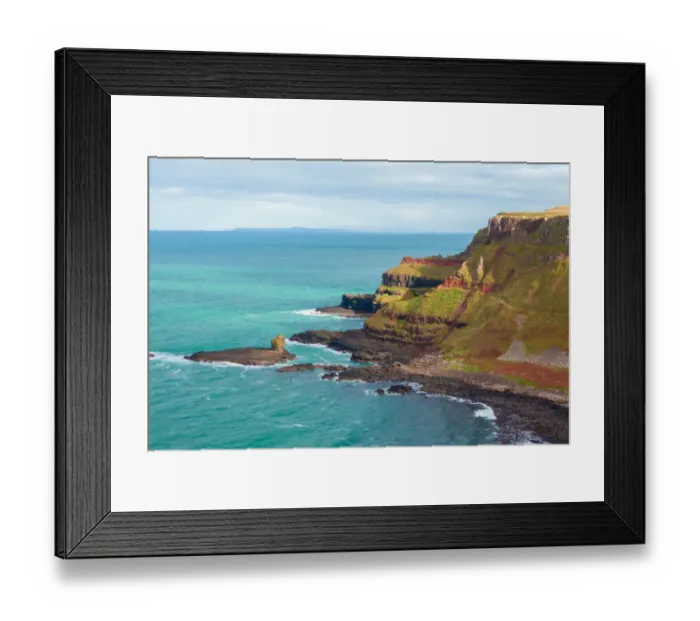 Framed Print : Causeway Coastline in Northern Ireland Framed Print : Causeway Coastline in Northern Ireland