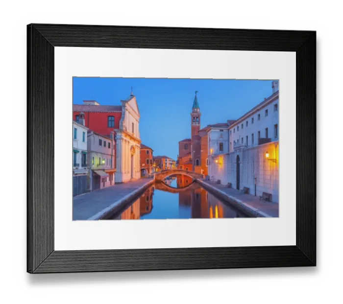 Framed Print : Canal in Chioggia, Veneto, Italy Framed Print : Canal in Chioggia, Veneto, Italy
