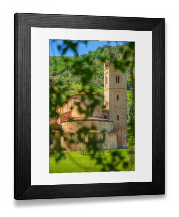 Framed Print : San Antimo Cistercian Abbey, Tuscany, Italy Framed Print : San Antimo Cistercian Abbey, Tuscany, Italy