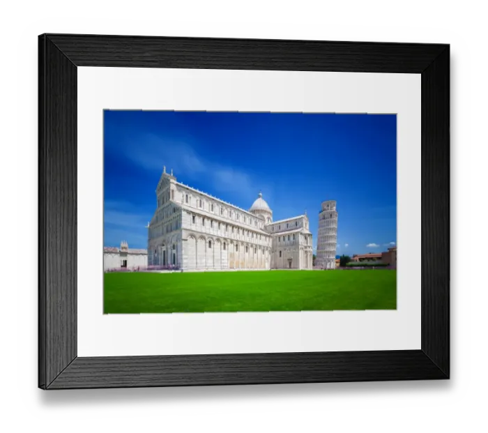 Framed Print : Piazza dei Miracoli in Pisa, Tuscany, Italy Framed Print : Piazza dei Miracoli in Pisa, Tuscany, Italy