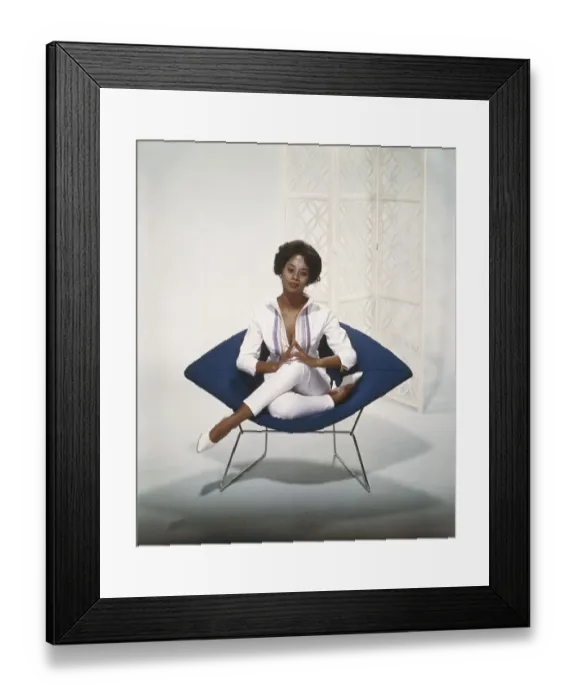 Framed Print : 1960, One Person, Adults Only, Young Adult, One Woman Only, One Young Adult Only
