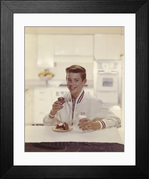 Framed Print : 1960, One Person, Children Only, One Boy Only, Pre Adolescent Child, Indoors, Day Framed Print : 1960, One Person, Children Only, One Boy Only, Pre Adolescent Child, Indoors, Day