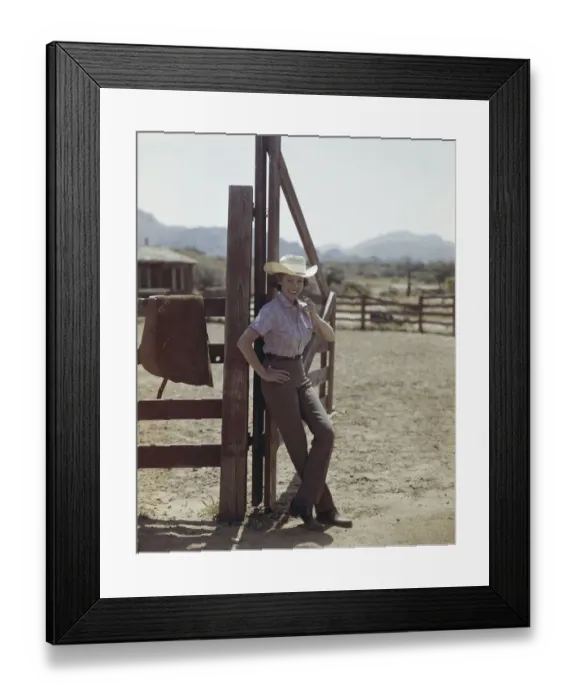 Framed Print : 1960, One Person, Adults Only, Young Adult, One Woman Only, One Young Woman Only