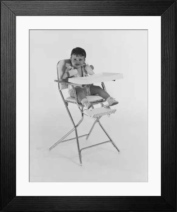 Framed Print : 1960, One Person, Babies Only, One Baby Boy Only, Studio Shot, White Background, Vertical Framed Print : 1960, One Person, Babies Only, One Baby Boy Only, Studio Shot, White Background, Vertical